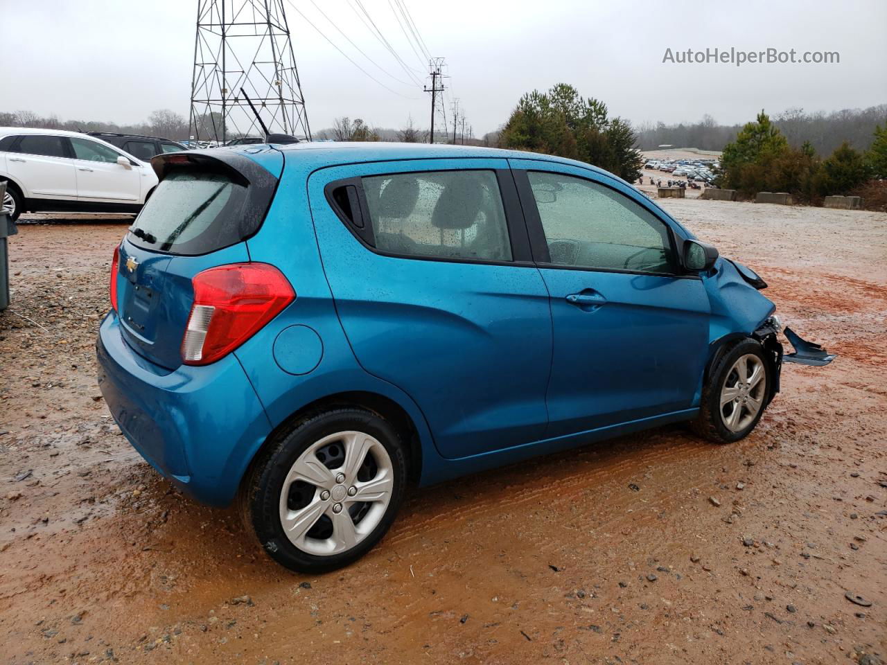 2019 Chevrolet Spark Ls Blue vin: KL8CB6SA7KC705663