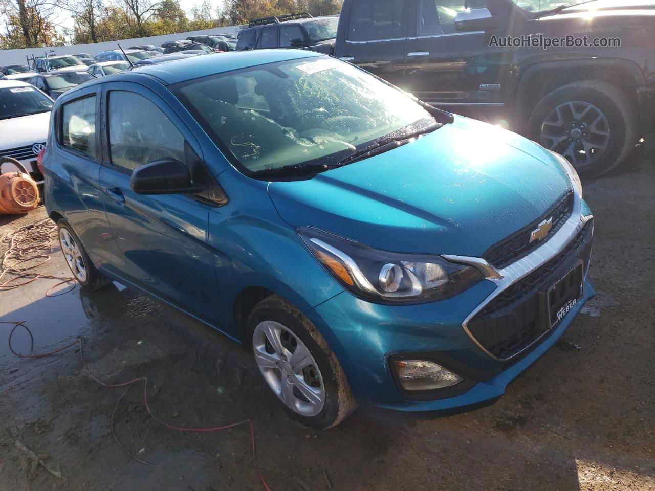 2019 Chevrolet Spark Ls Turquoise vin: KL8CB6SA7KC706294