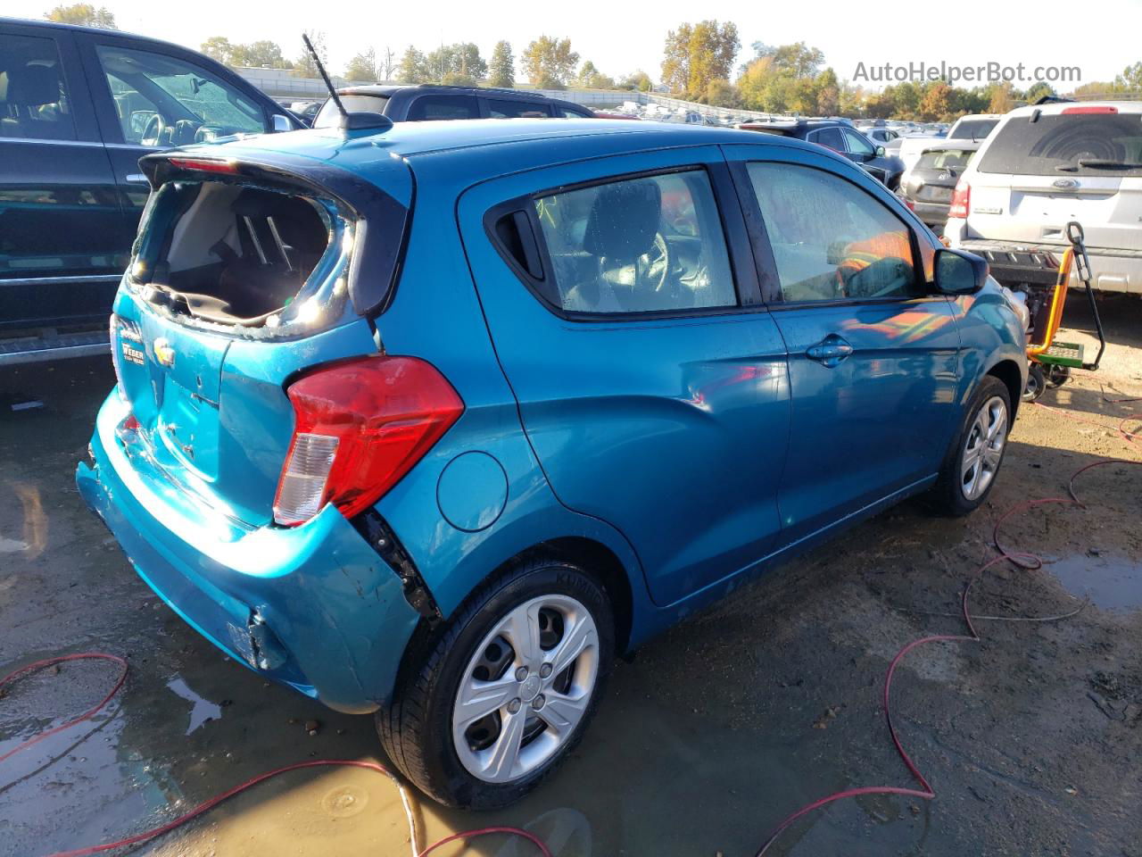 2019 Chevrolet Spark Ls Turquoise vin: KL8CB6SA7KC706294