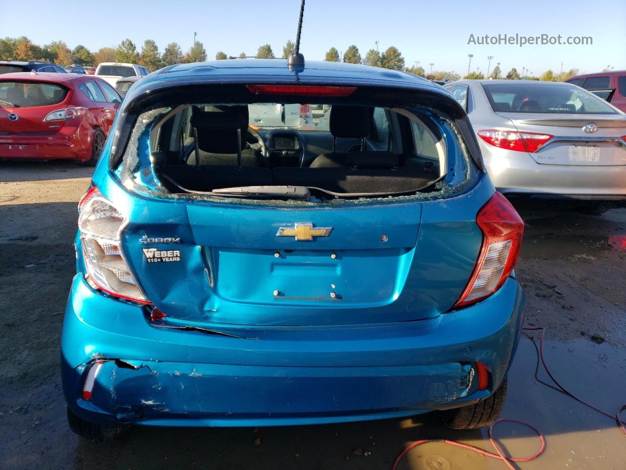 2019 Chevrolet Spark Ls Turquoise vin: KL8CB6SA7KC706294