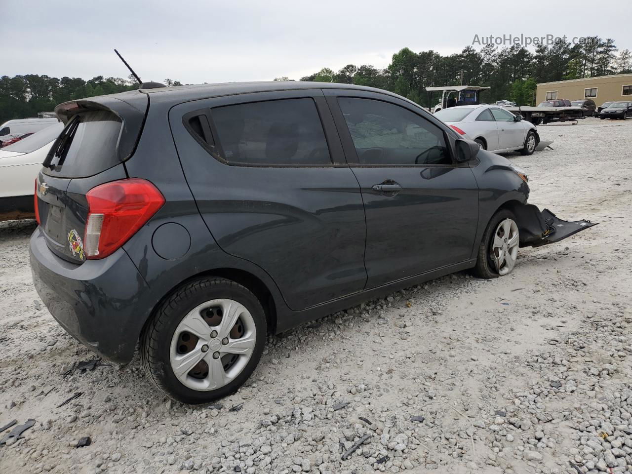 2019 Chevrolet Spark Ls Gray vin: KL8CB6SA7KC714461