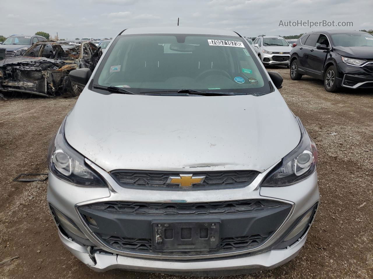 2019 Chevrolet Spark Ls Серебряный vin: KL8CB6SA7KC719255