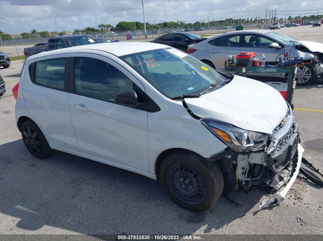 2019 Chevrolet Spark Ls Cvt White vin: KL8CB6SA7KC722267