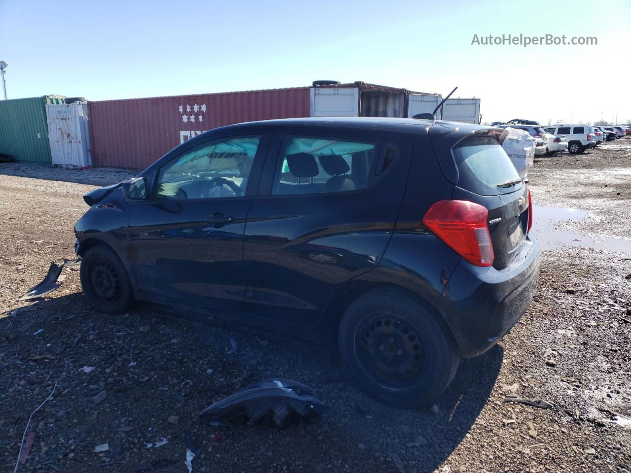 2019 Chevrolet Spark Ls Black vin: KL8CB6SA7KC741658