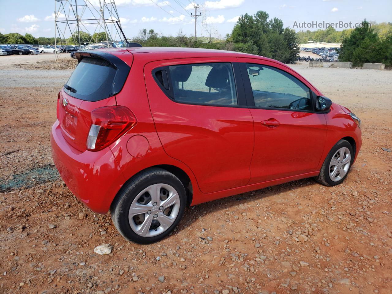 2019 Chevrolet Spark Ls Красный vin: KL8CB6SA7KC753616