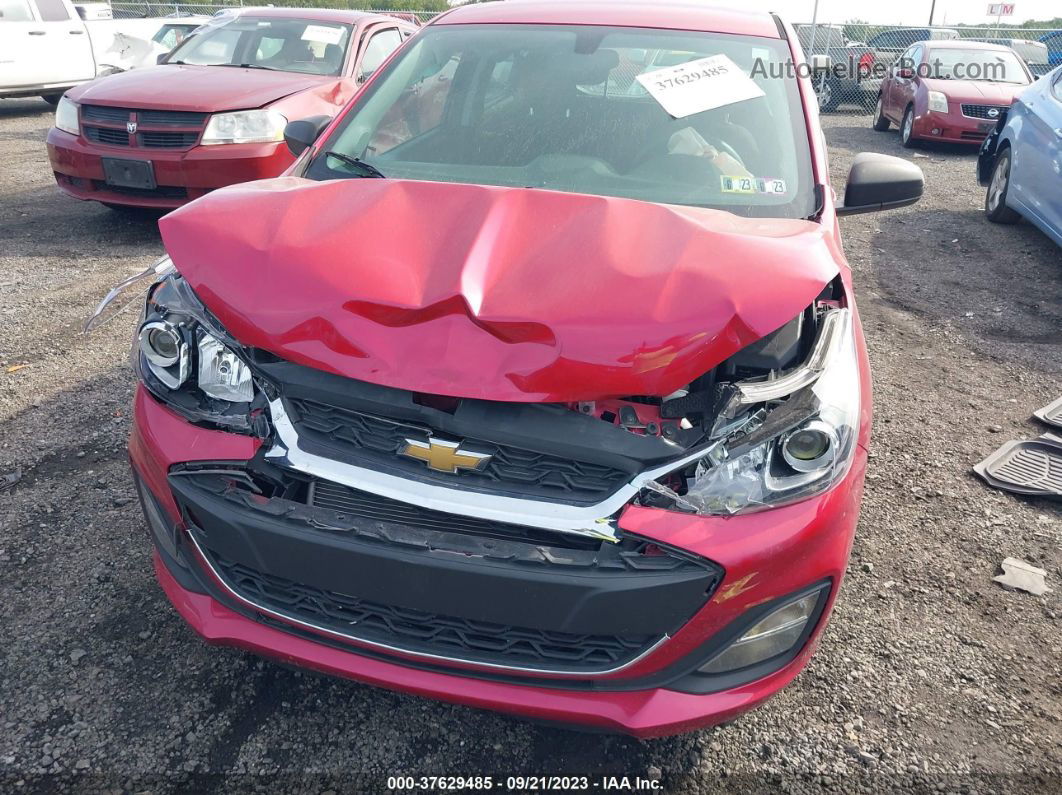 2019 Chevrolet Spark Ls Red vin: KL8CB6SA7KC756158