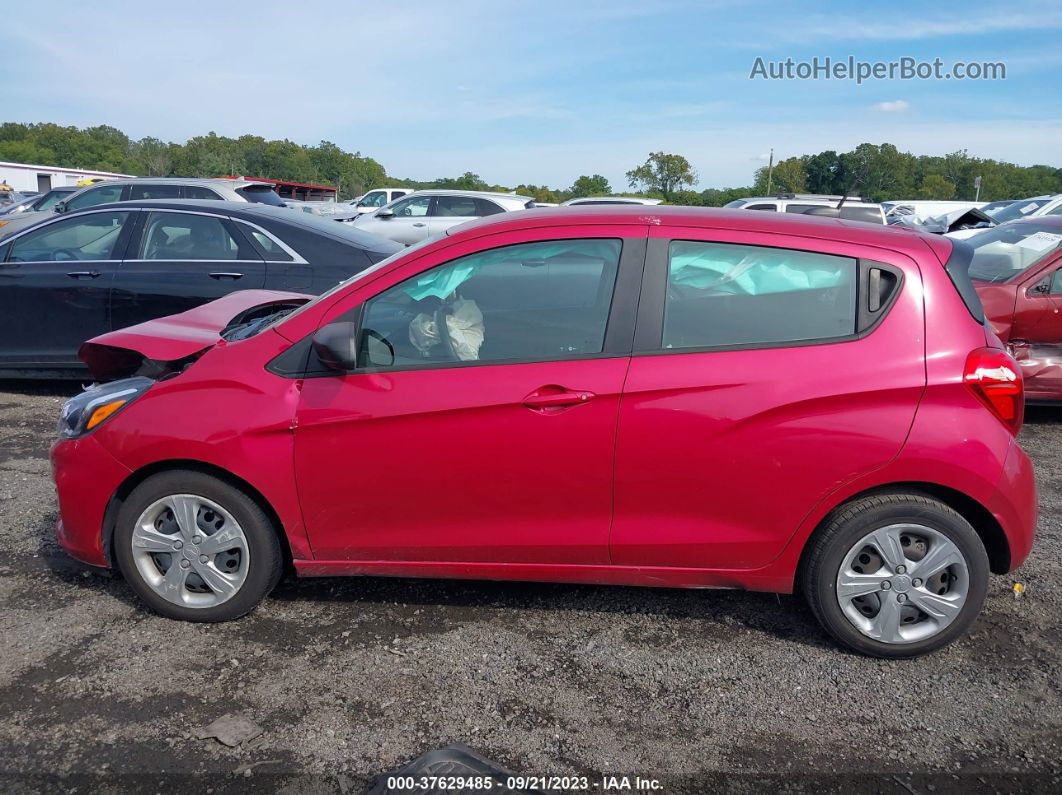 2019 Chevrolet Spark Ls Red vin: KL8CB6SA7KC756158