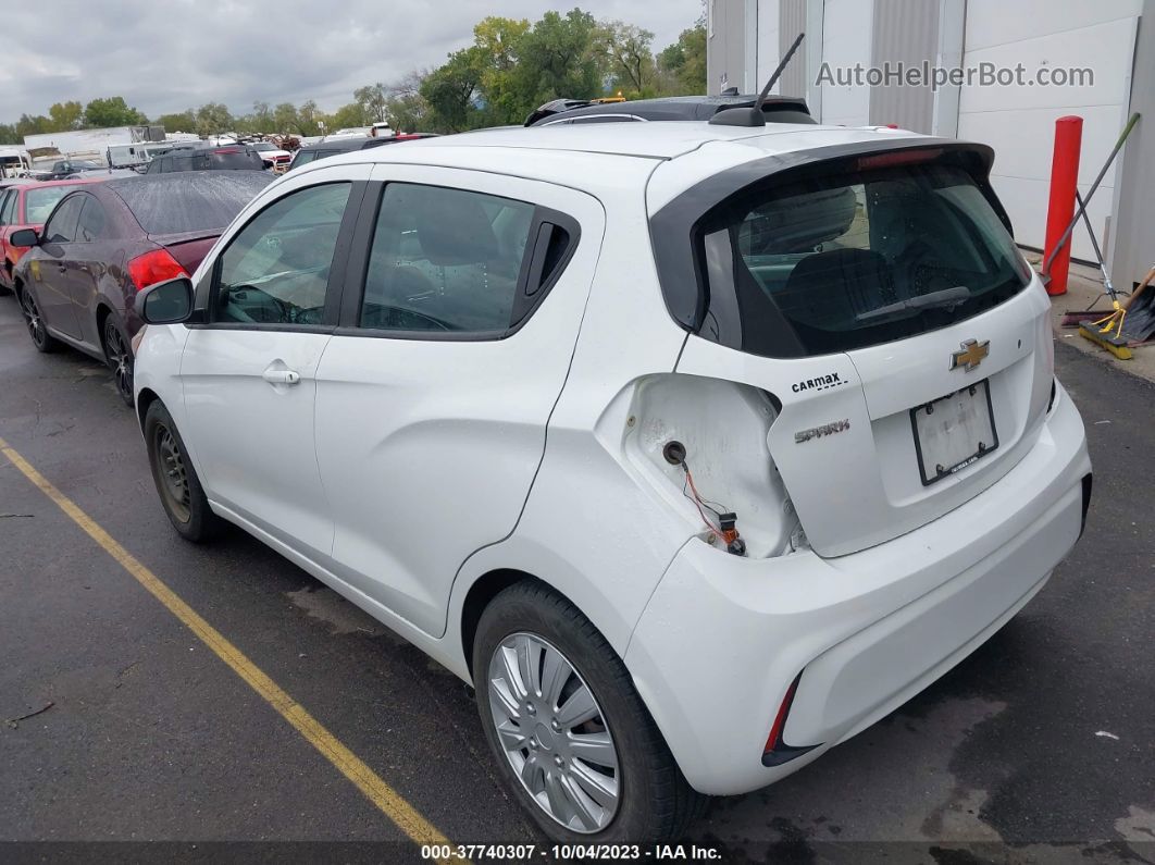 2017 Chevrolet Spark Ls Cvt White vin: KL8CB6SA8HC733108