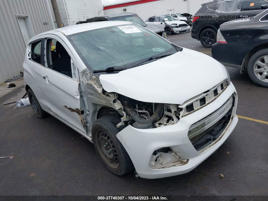 2017 Chevrolet Spark Ls Cvt White vin: KL8CB6SA8HC733108