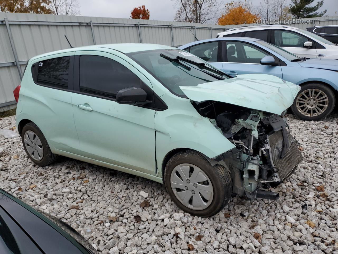 2017 Chevrolet Spark Ls Turquoise vin: KL8CB6SA8HC736722