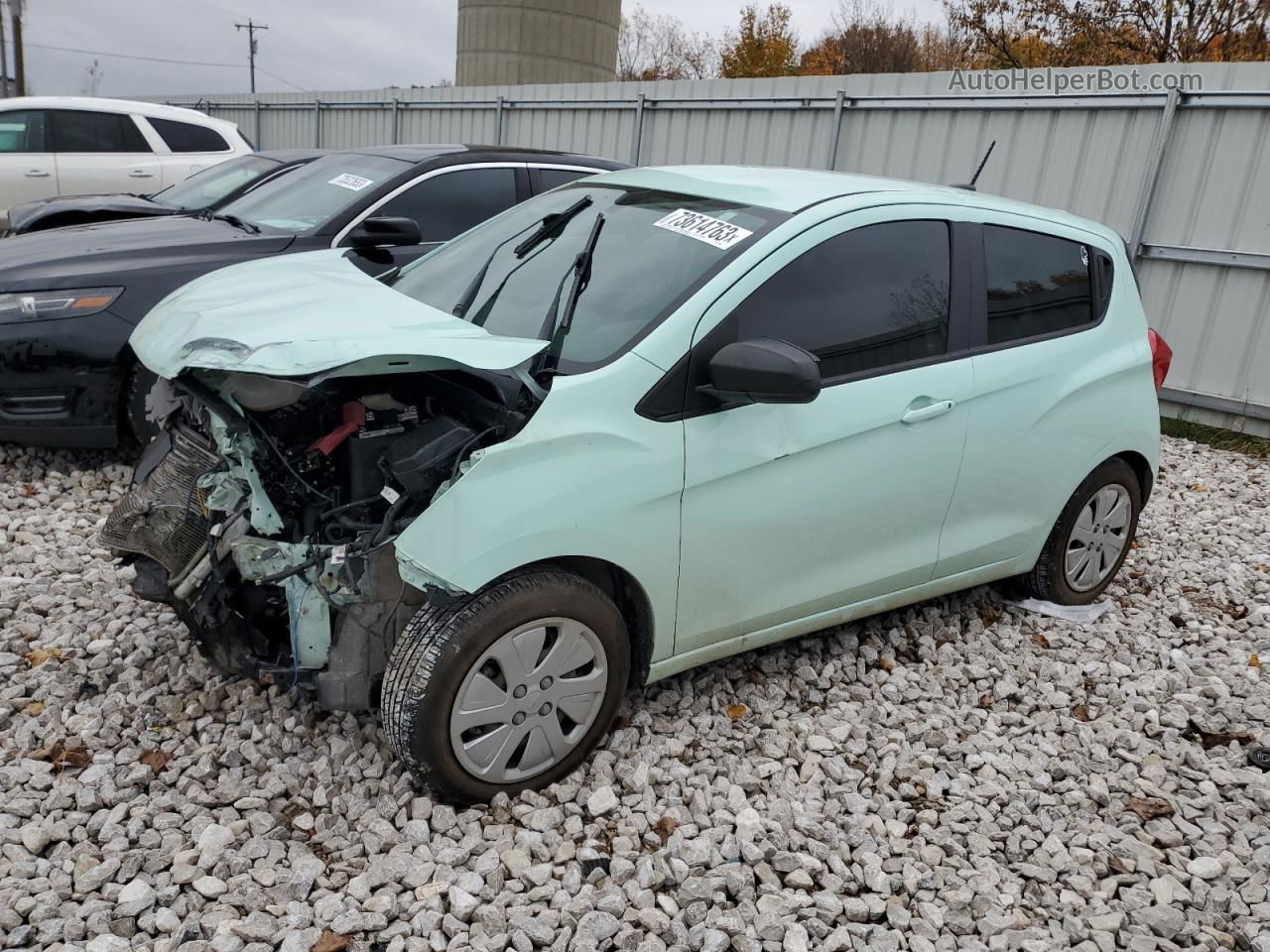 2017 Chevrolet Spark Ls Turquoise vin: KL8CB6SA8HC736722