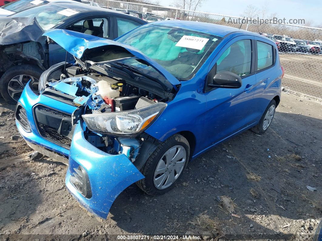 2017 Chevrolet Spark Ls Cvt Синий vin: KL8CB6SA8HC744318