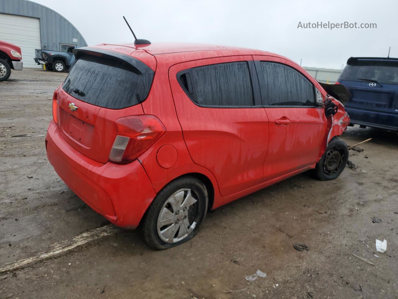 2017 Chevrolet Spark Ls Красный vin: KL8CB6SA8HC744321