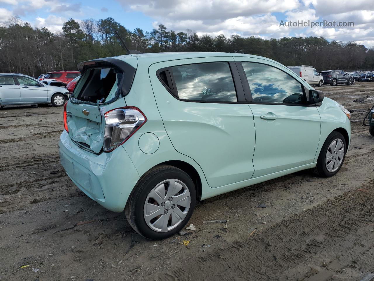 2017 Chevrolet Spark Ls Turquoise vin: KL8CB6SA8HC755951