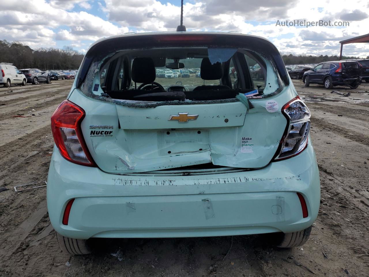 2017 Chevrolet Spark Ls Turquoise vin: KL8CB6SA8HC755951