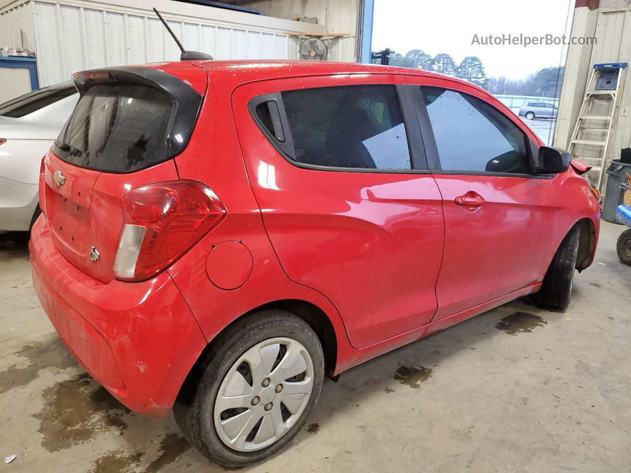 2017 Chevrolet Spark Ls Red vin: KL8CB6SA8HC785290