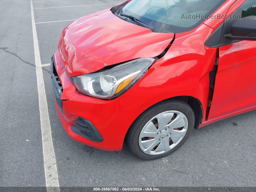 2017 Chevrolet Spark Ls Cvt Red vin: KL8CB6SA8HC812049