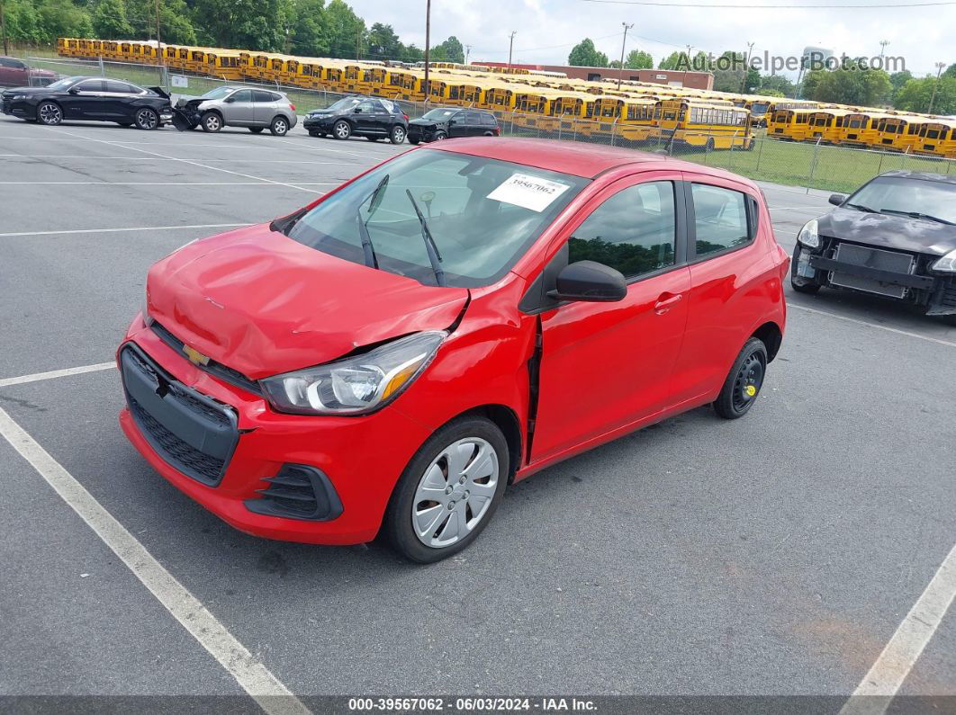 2017 Chevrolet Spark Ls Cvt Red vin: KL8CB6SA8HC812049