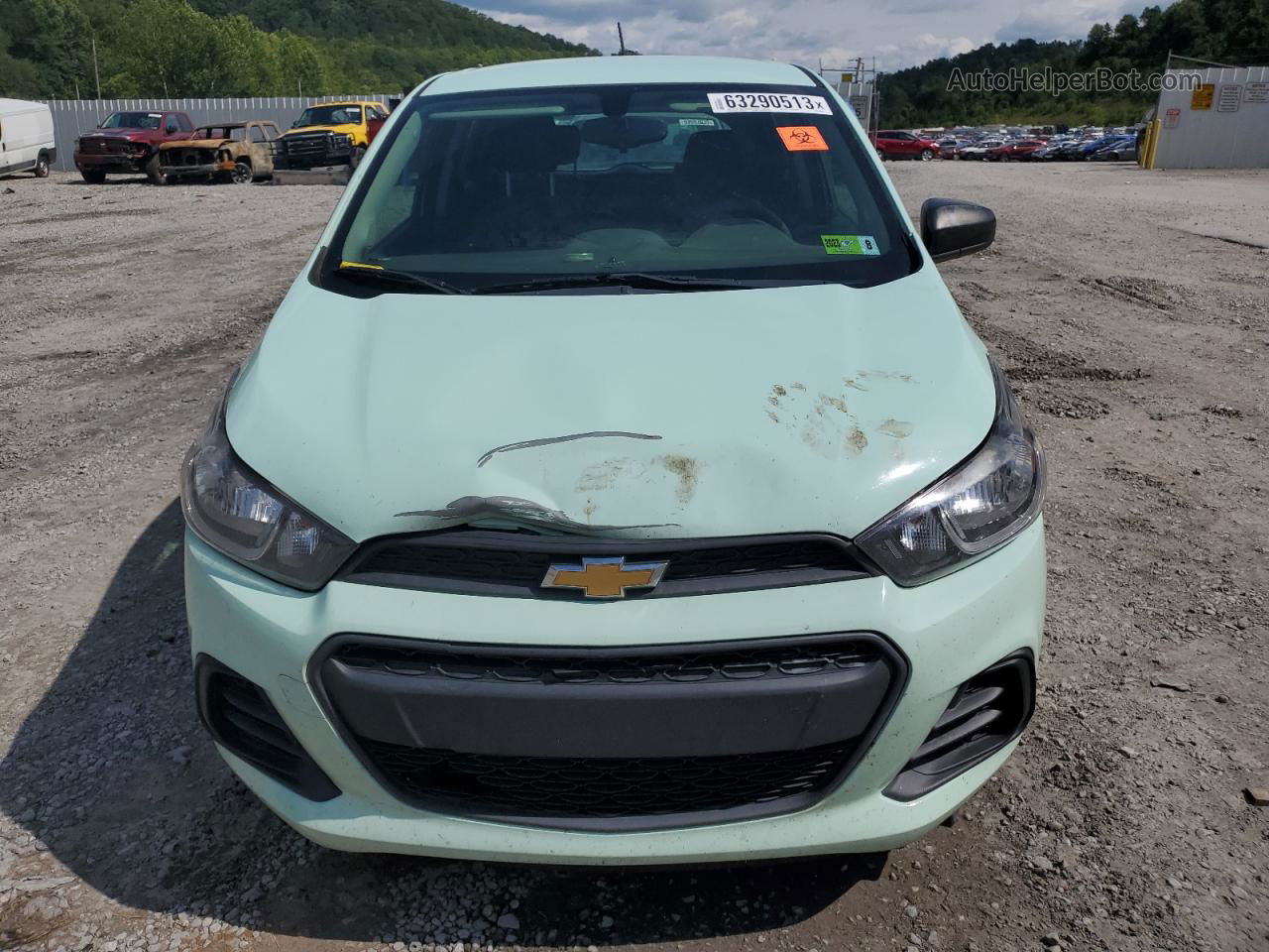 2017 Chevrolet Spark Ls Green vin: KL8CB6SA8HC830910