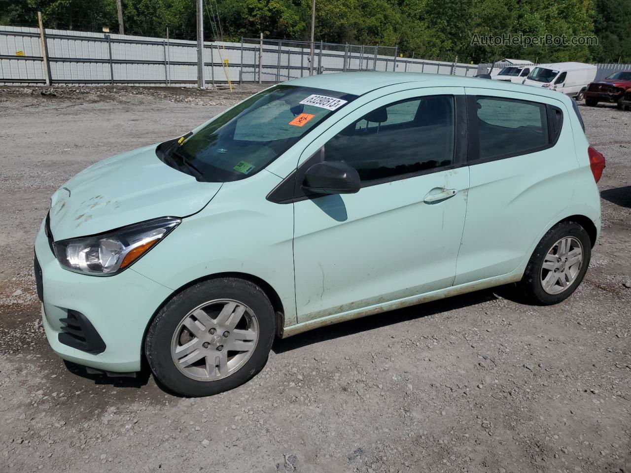 2017 Chevrolet Spark Ls Green vin: KL8CB6SA8HC830910