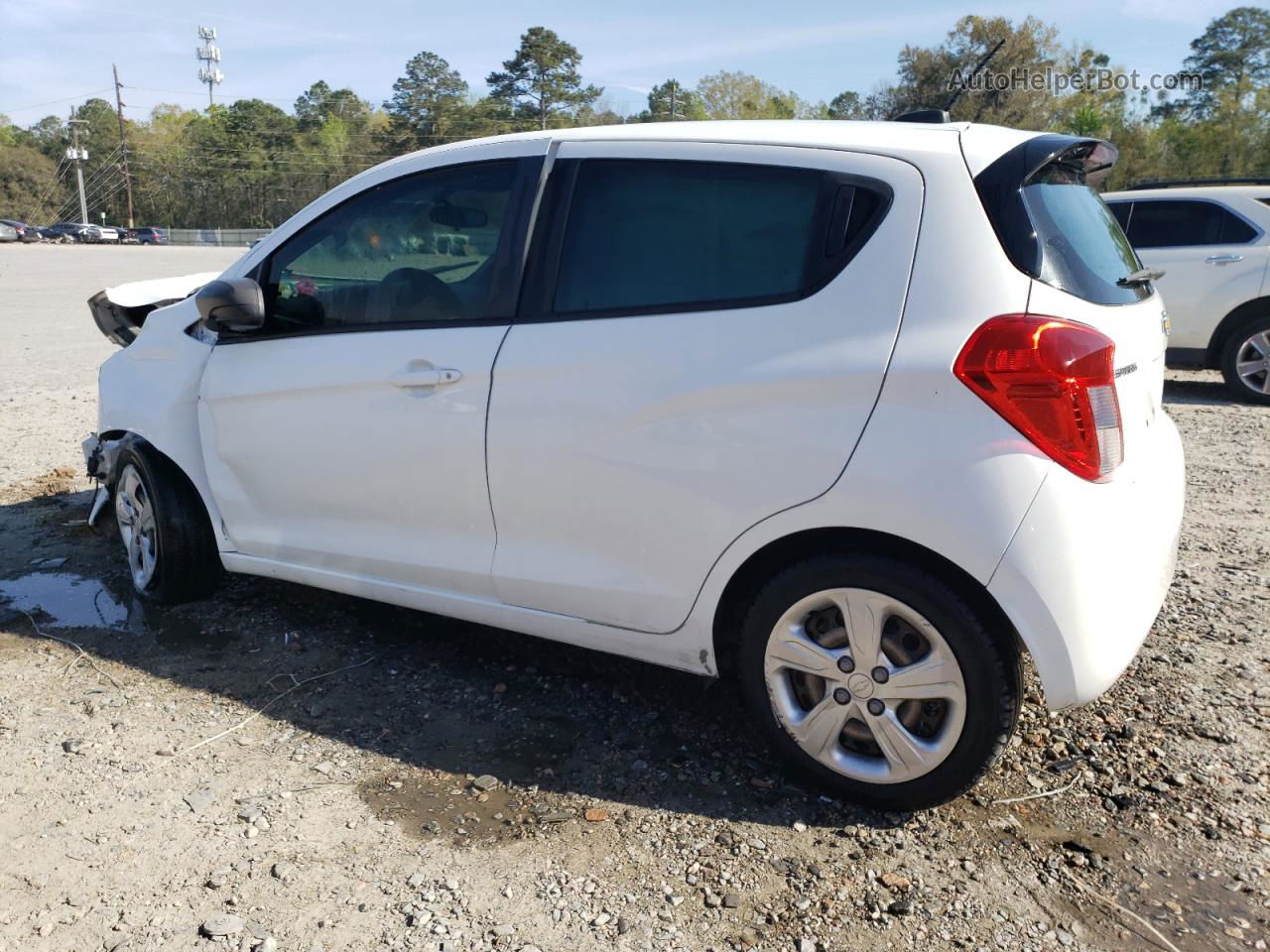 2019 Chevrolet Spark Ls White vin: KL8CB6SA8KC701699