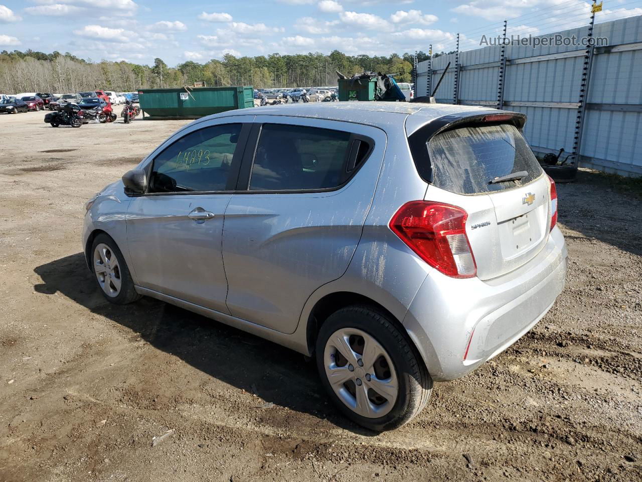 2019 Chevrolet Spark Ls Silver vin: KL8CB6SA8KC702979