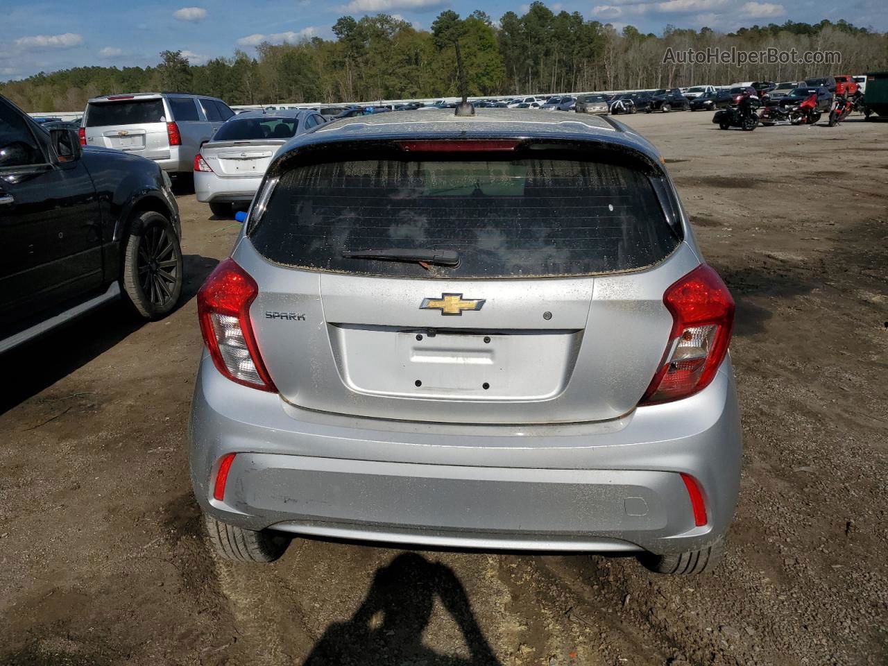 2019 Chevrolet Spark Ls Silver vin: KL8CB6SA8KC702979