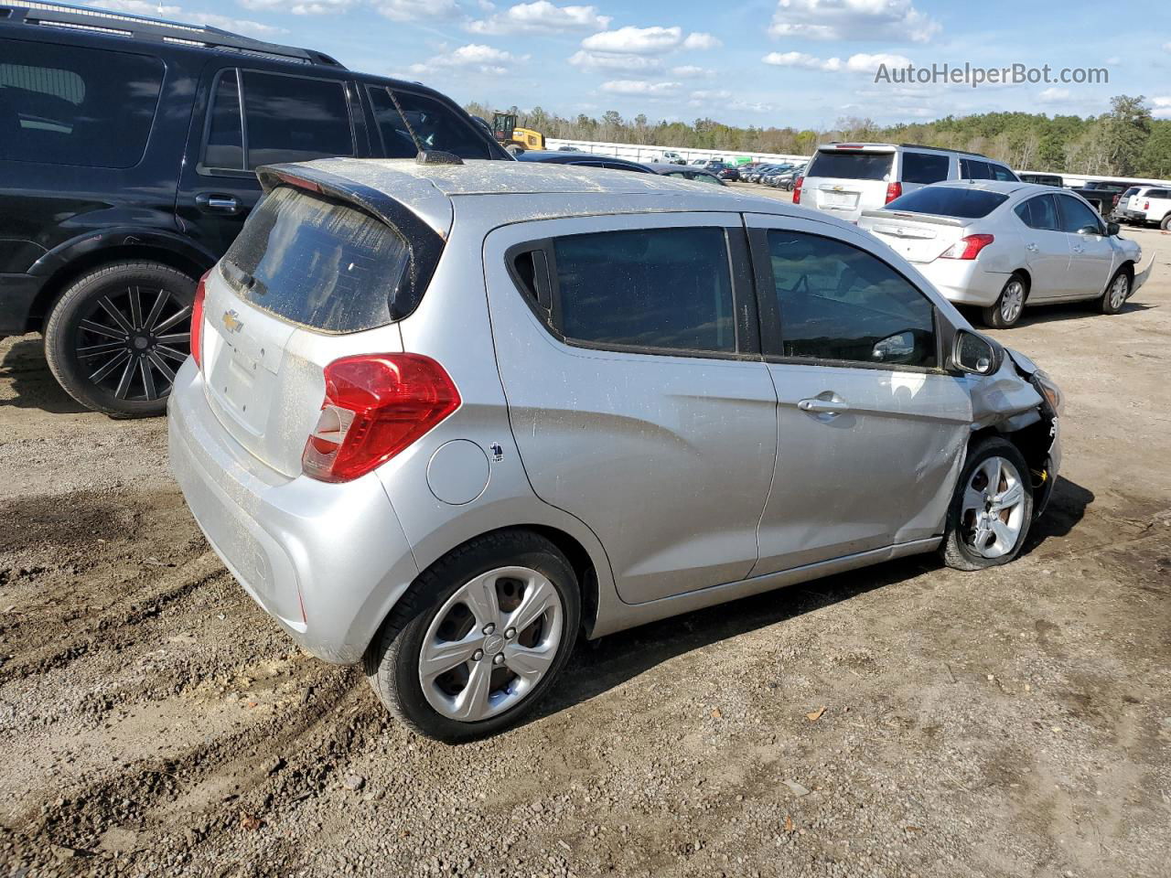 2019 Chevrolet Spark Ls Silver vin: KL8CB6SA8KC702979