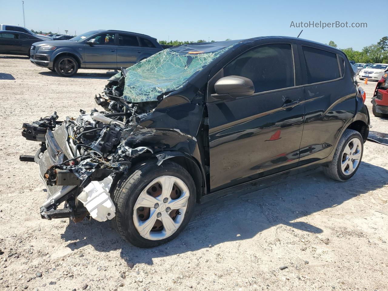 2019 Chevrolet Spark Ls Black vin: KL8CB6SA8KC703727