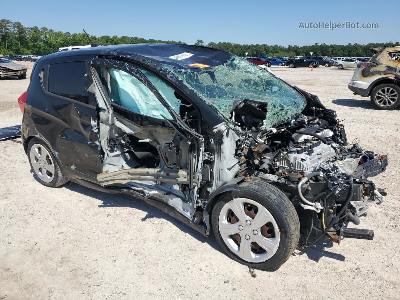 2019 Chevrolet Spark Ls Black vin: KL8CB6SA8KC703727