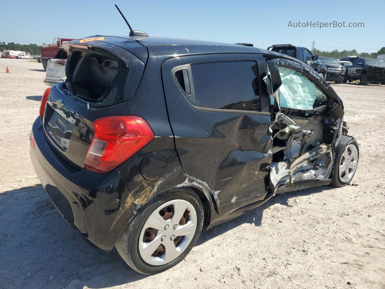 2019 Chevrolet Spark Ls Black vin: KL8CB6SA8KC703727