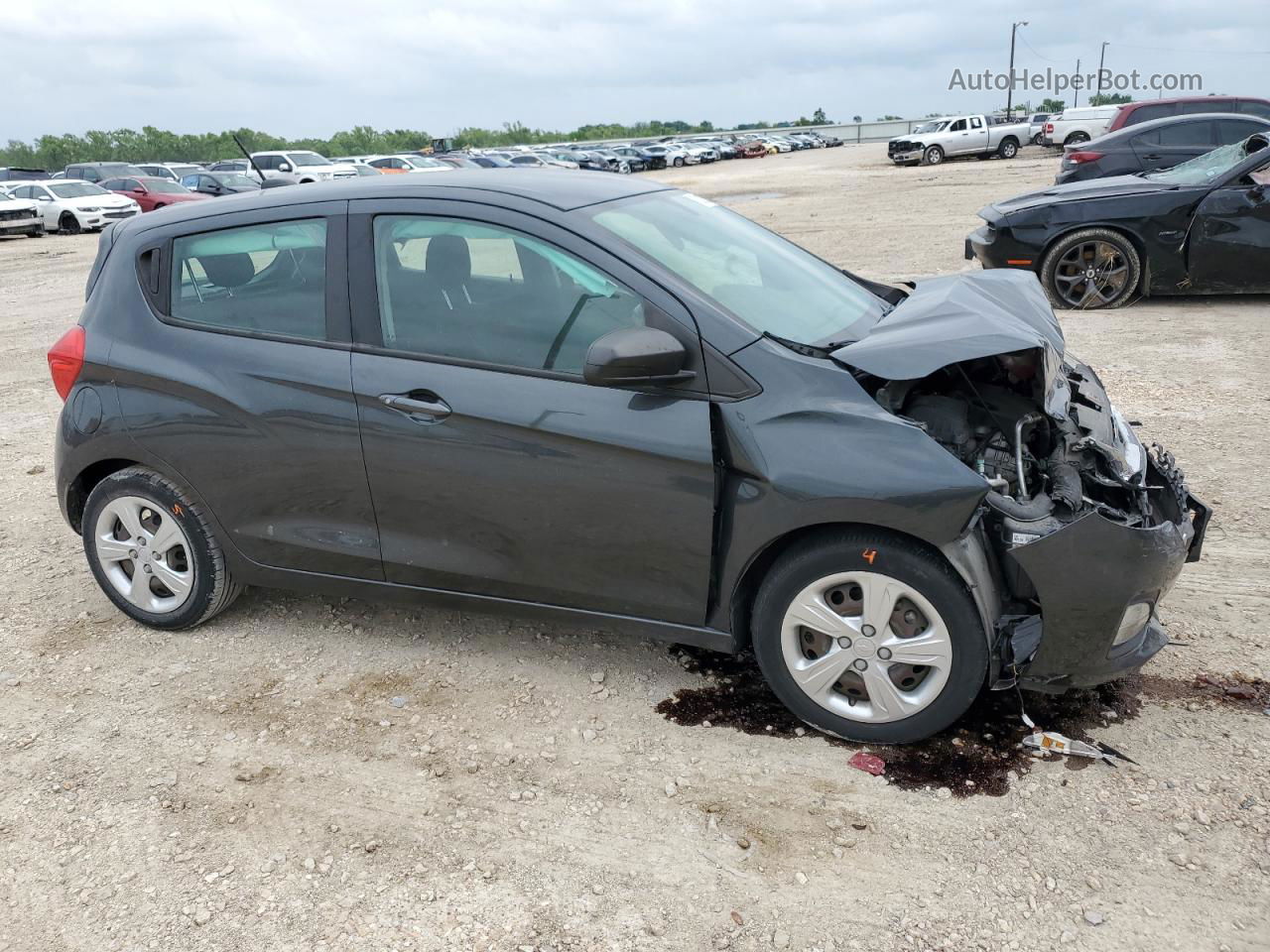 2019 Chevrolet Spark Ls Charcoal vin: KL8CB6SA8KC704473