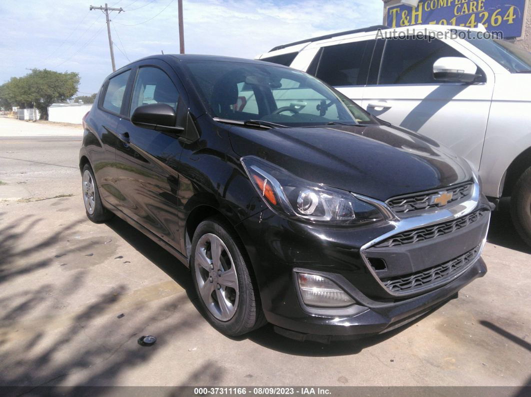 2019 Chevrolet Spark Ls Black vin: KL8CB6SA8KC738140