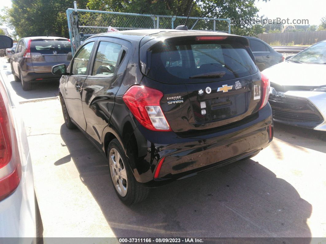 2019 Chevrolet Spark Ls Black vin: KL8CB6SA8KC738140