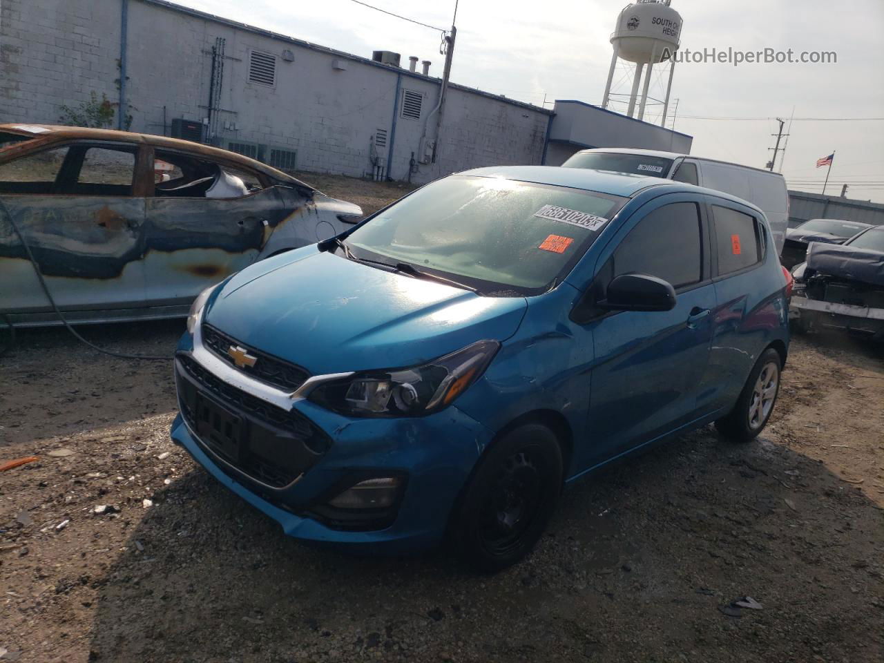 2019 Chevrolet Spark Ls Бирюзовый vin: KL8CB6SA8KC757142