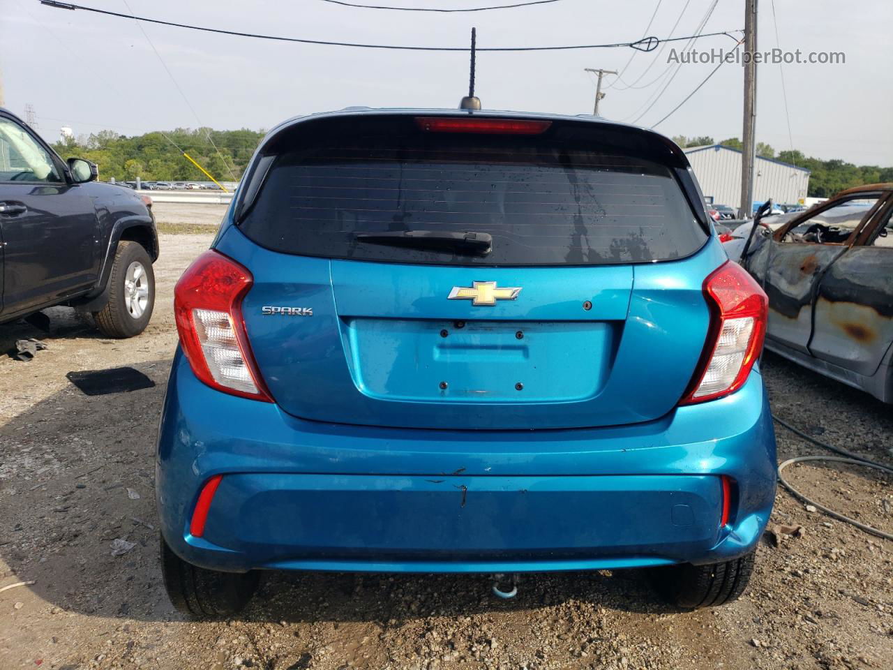 2019 Chevrolet Spark Ls Бирюзовый vin: KL8CB6SA8KC757142