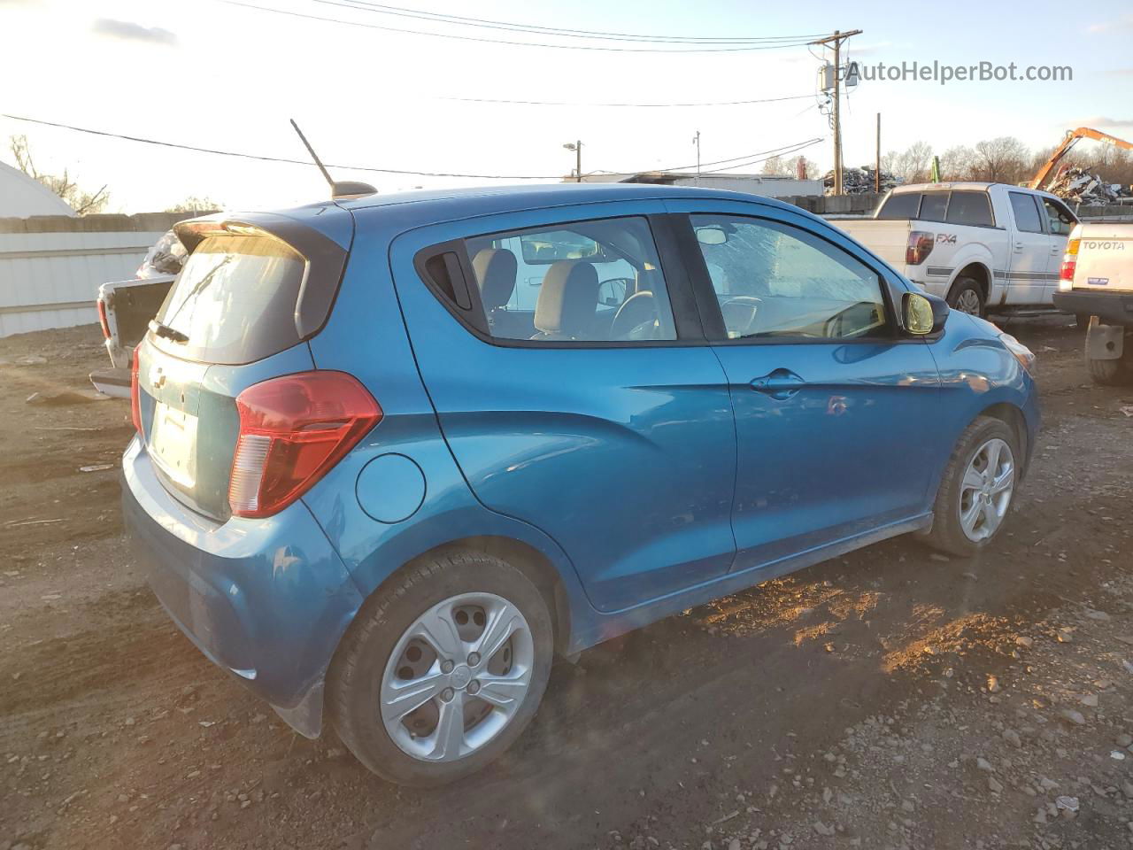 2019 Chevrolet Spark Ls Blue vin: KL8CB6SA8KC760820