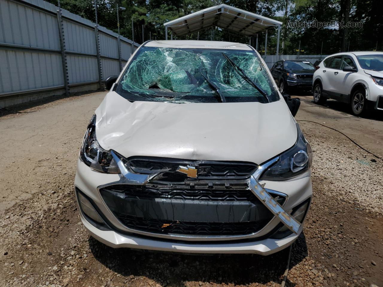 2019 Chevrolet Spark Ls White vin: KL8CB6SA8KC792540