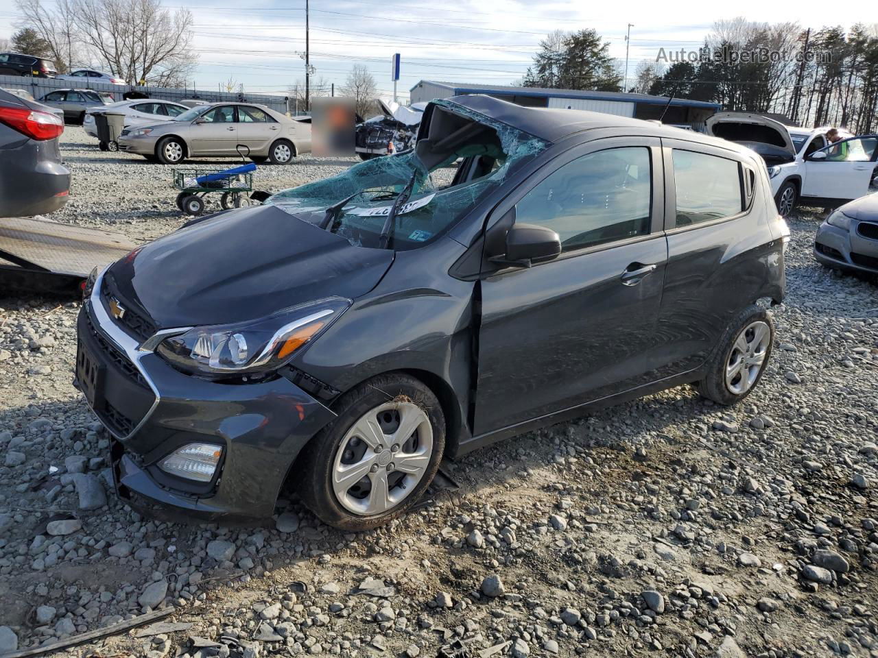 2019 Chevrolet Spark Ls Charcoal vin: KL8CB6SA8KC814066