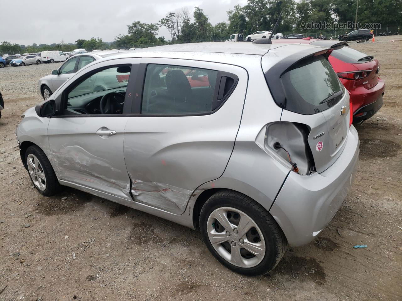 2019 Chevrolet Spark Ls Silver vin: KL8CB6SA8KC815928