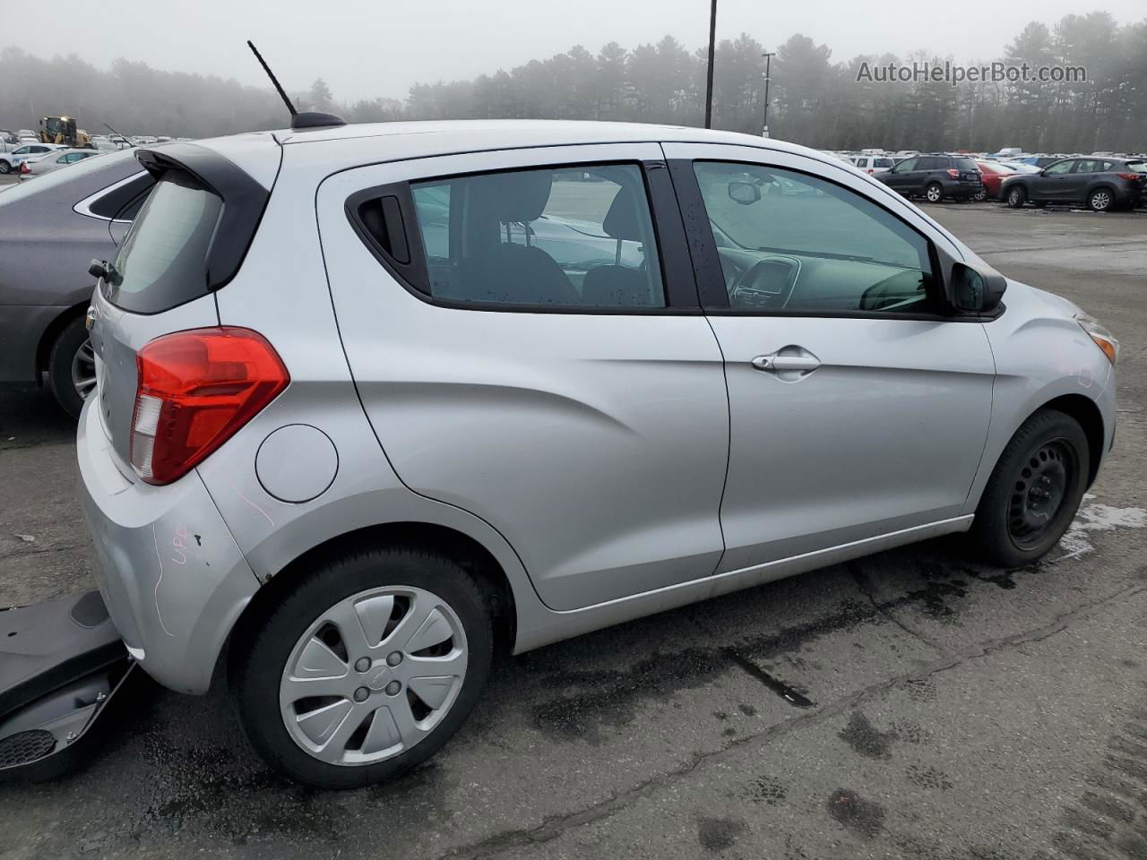 2017 Chevrolet Spark Ls Silver vin: KL8CB6SA9HC725566