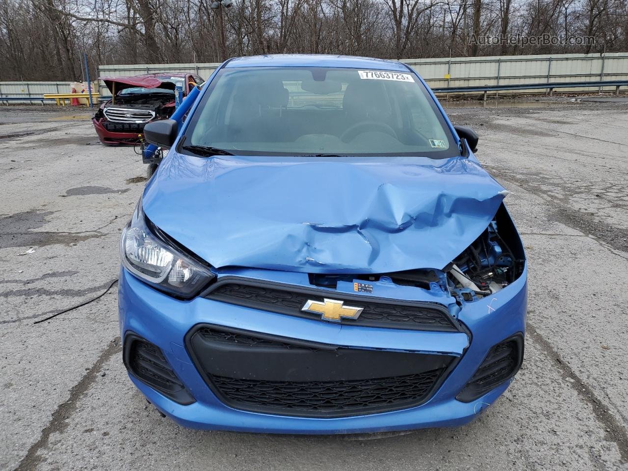 2017 Chevrolet Spark Ls Blue vin: KL8CB6SA9HC738169