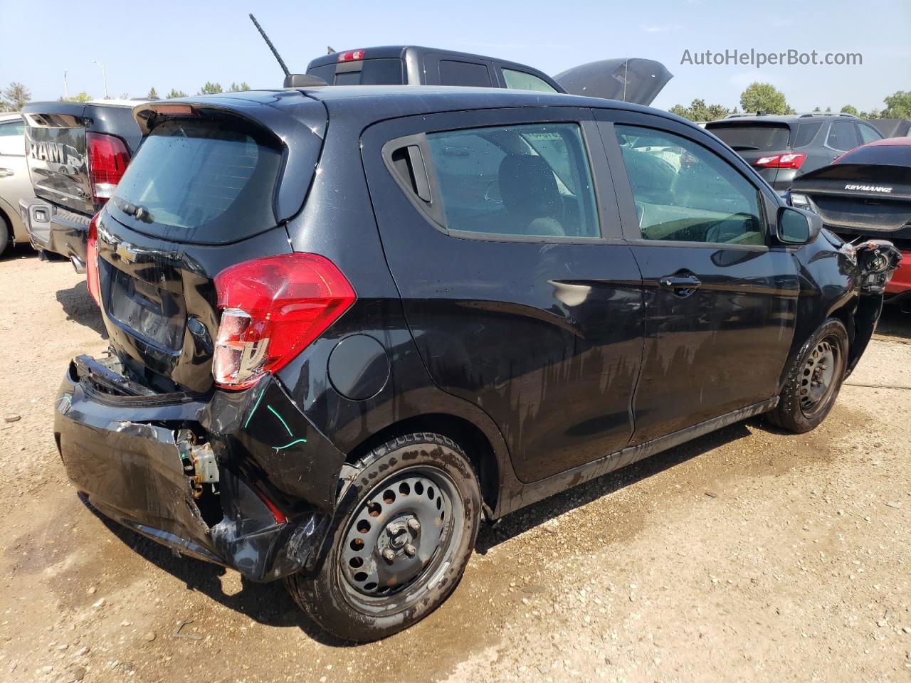 2017 Chevrolet Spark Ls Black vin: KL8CB6SA9HC743243