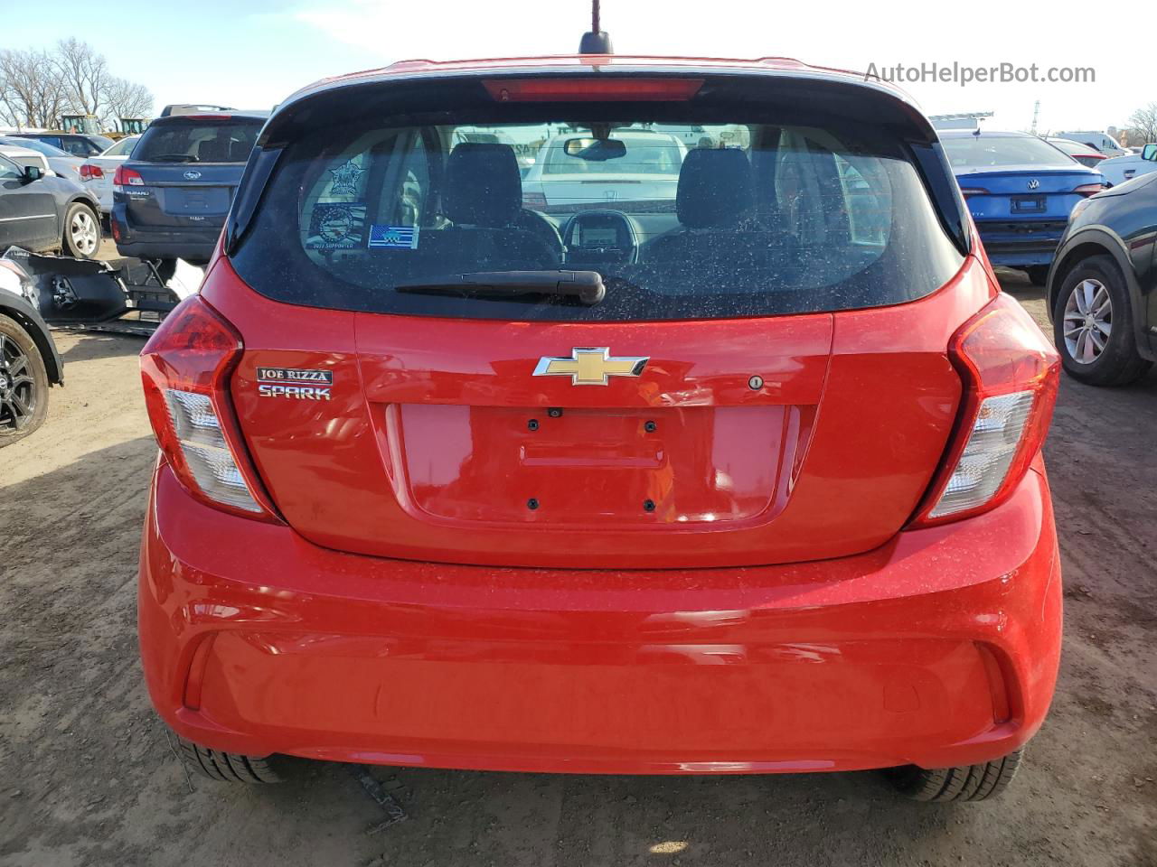 2017 Chevrolet Spark Ls Красный vin: KL8CB6SA9HC753139