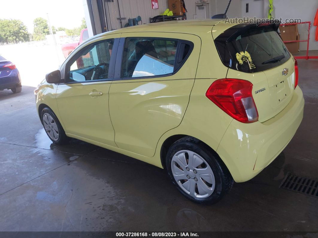 2017 Chevrolet Spark Ls Yellow vin: KL8CB6SA9HC808351