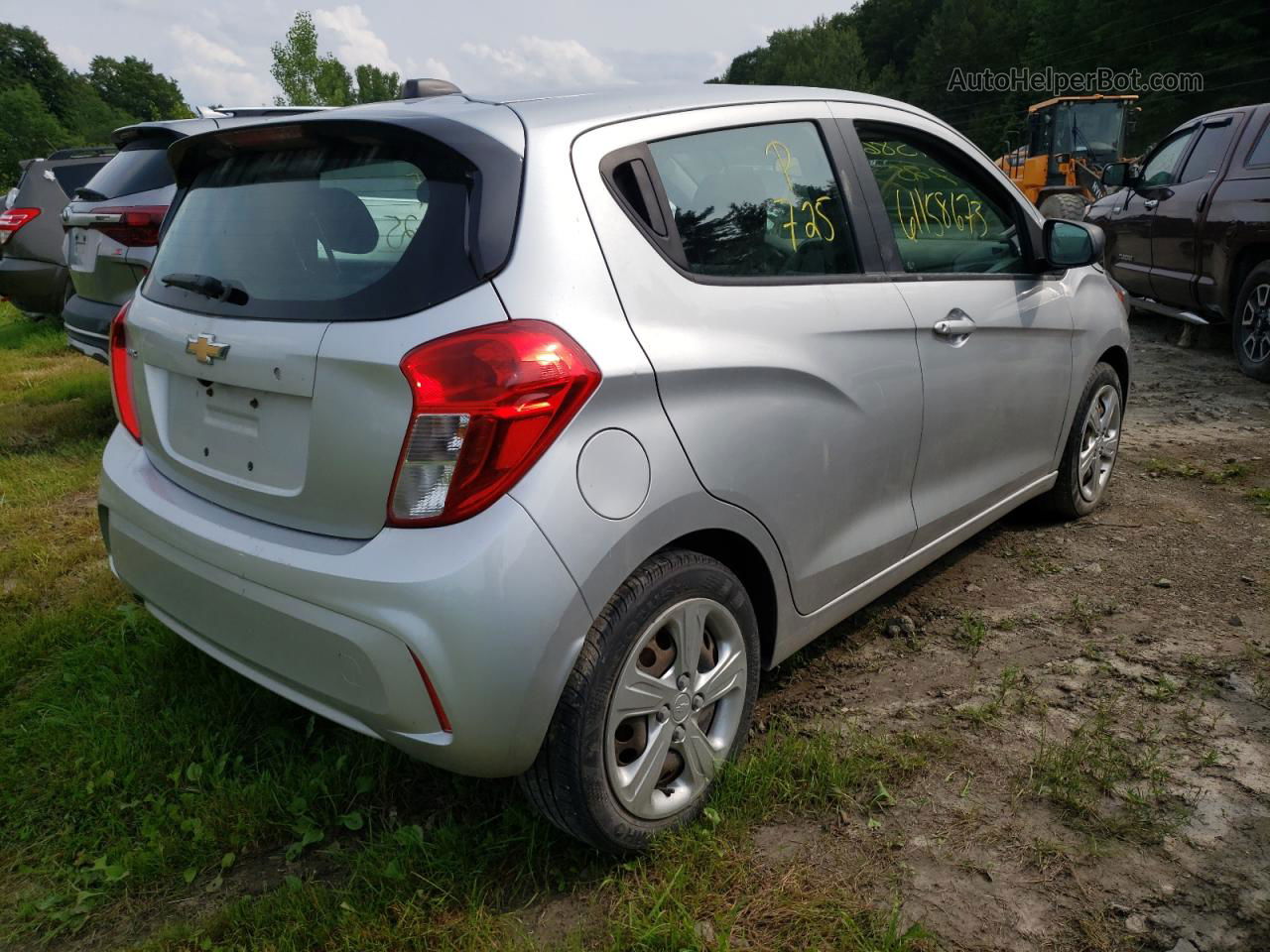 2019 Chevrolet Spark Ls Silver vin: KL8CB6SA9KC710461