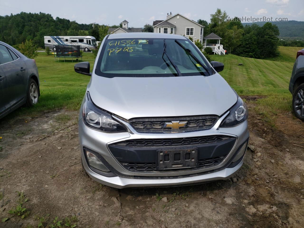 2019 Chevrolet Spark Ls Silver vin: KL8CB6SA9KC710461