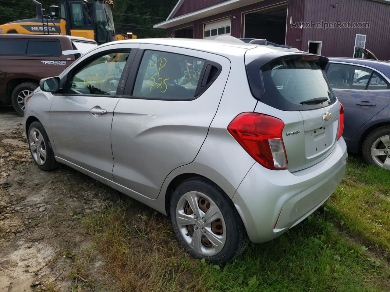 2019 Chevrolet Spark Ls Silver vin: KL8CB6SA9KC710461