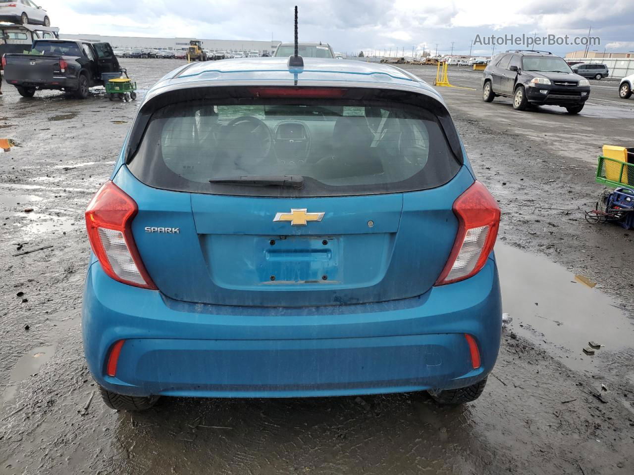 2019 Chevrolet Spark Ls Blue vin: KL8CB6SA9KC725848