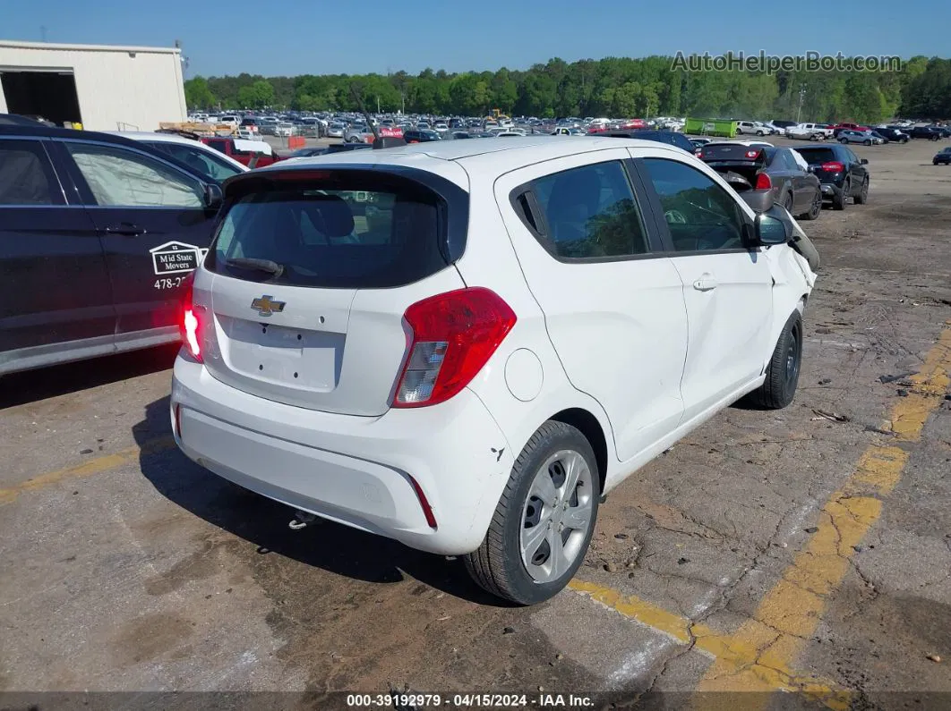 2019 Chevrolet Spark Ls Cvt White vin: KL8CB6SA9KC729334